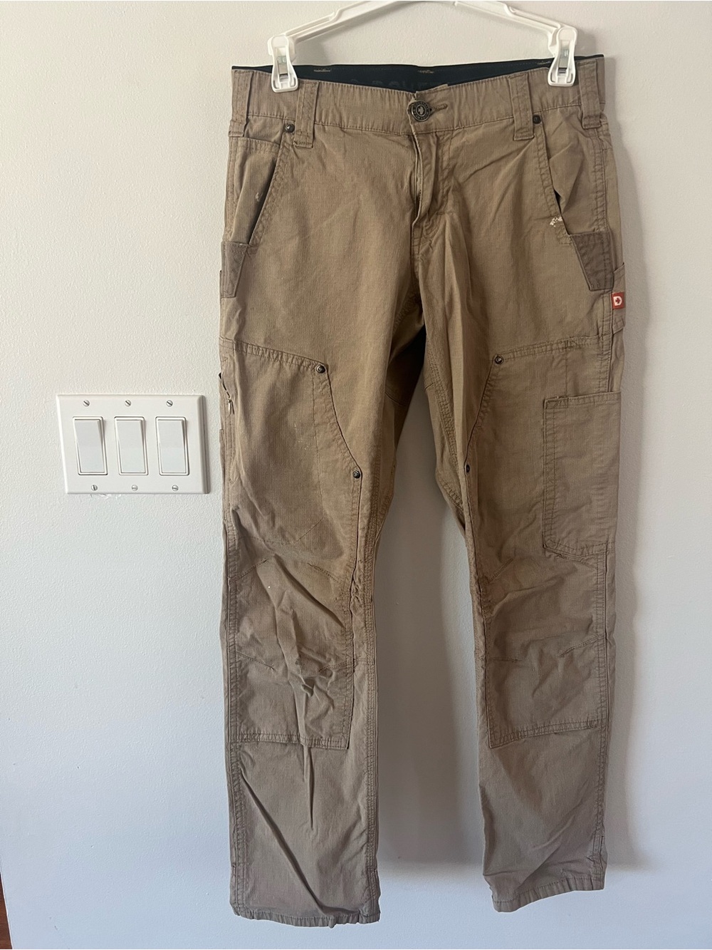 Dovetail Workwear Brown Britt Utility Pant Women's Straight Leg  Women 2 x 30